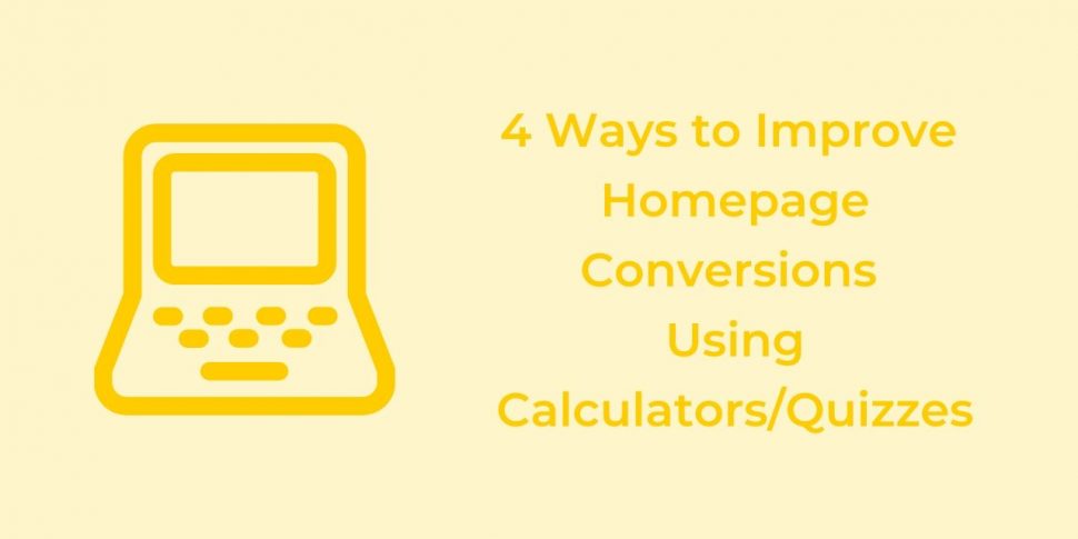 improve homepage conversions