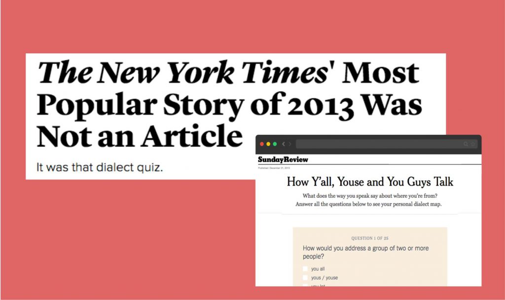 New York Times Most Popular Story Story of 2013 Was A Quiz