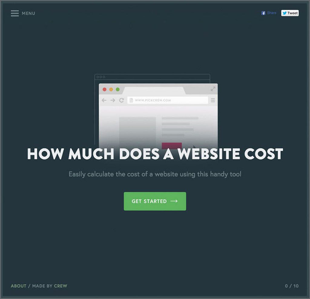 How much does a website cost
