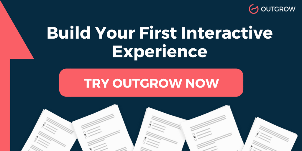 Interactive experience builder Outgrow