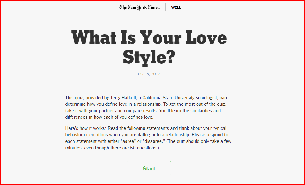 New York Times interactive content