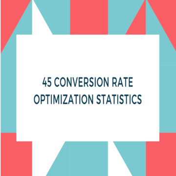 conversion rate optimization stats