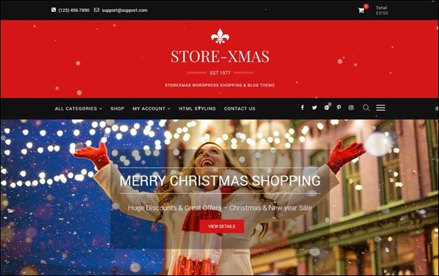 increase holiday sales with christmas themed website design