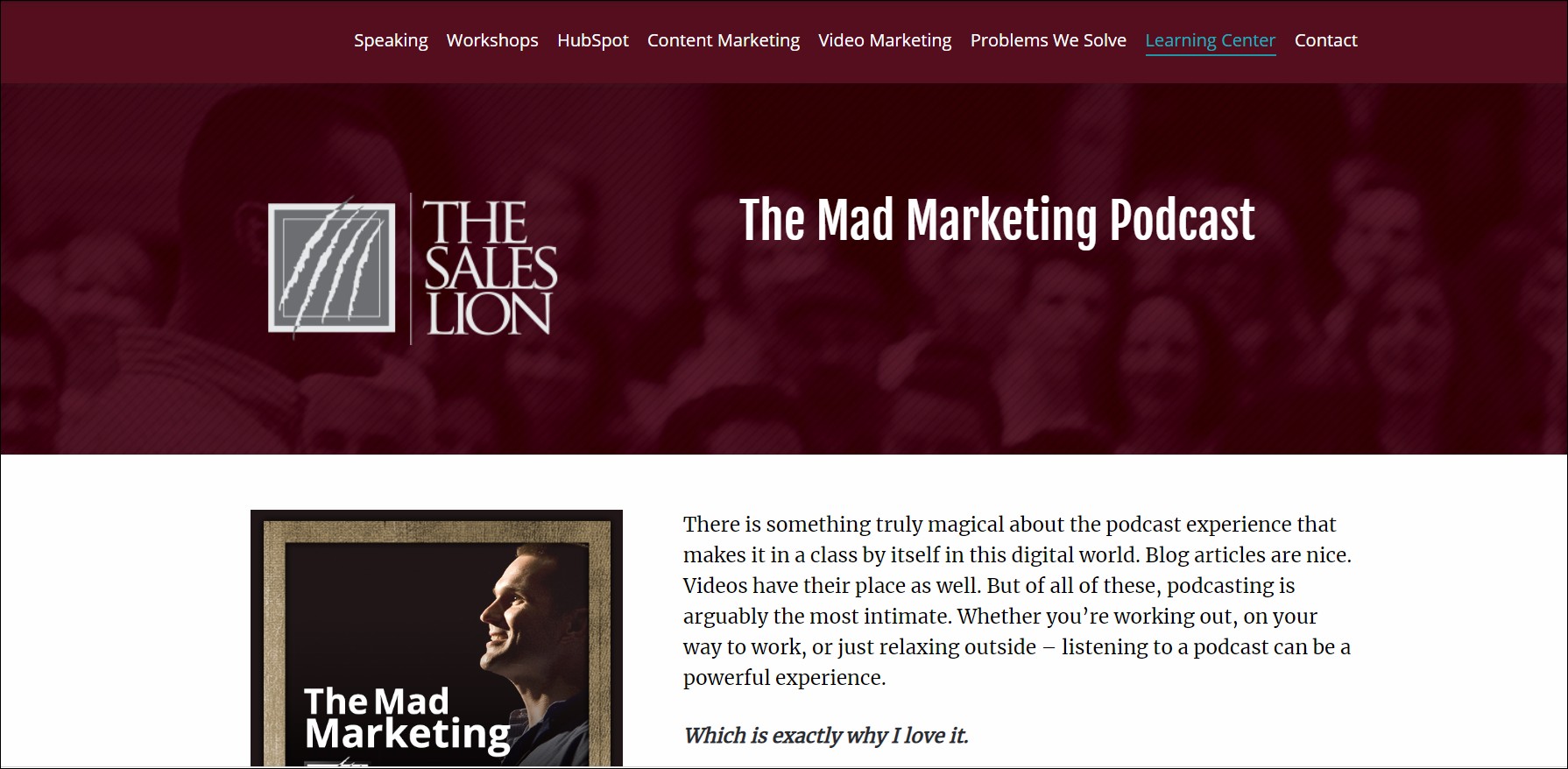 the mad marketing podcast