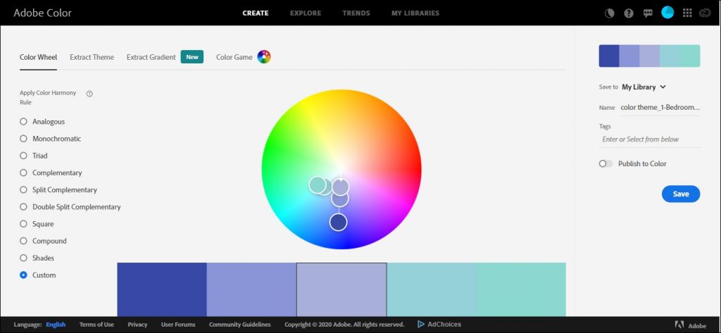 Adobe Color a Free Visual Marketing Tool