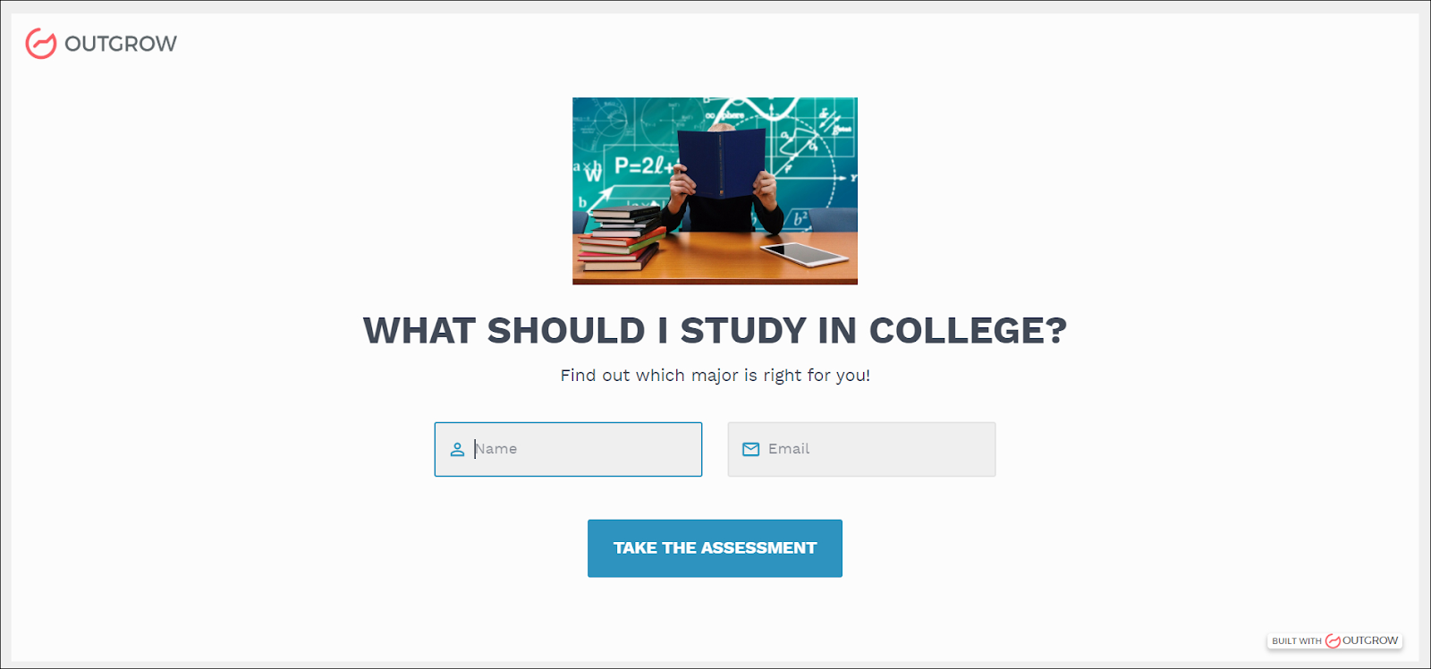 interactive quiz- what should I study?