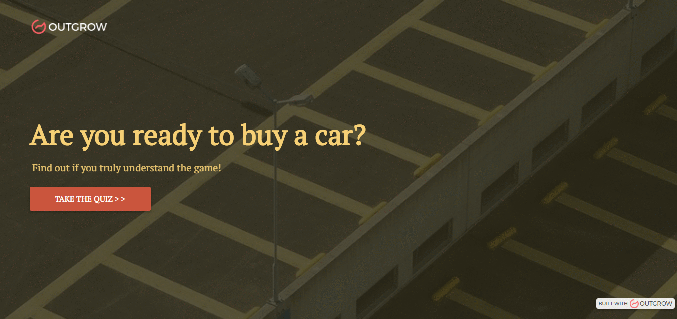 interactive quiz- are you ready to buy a car?