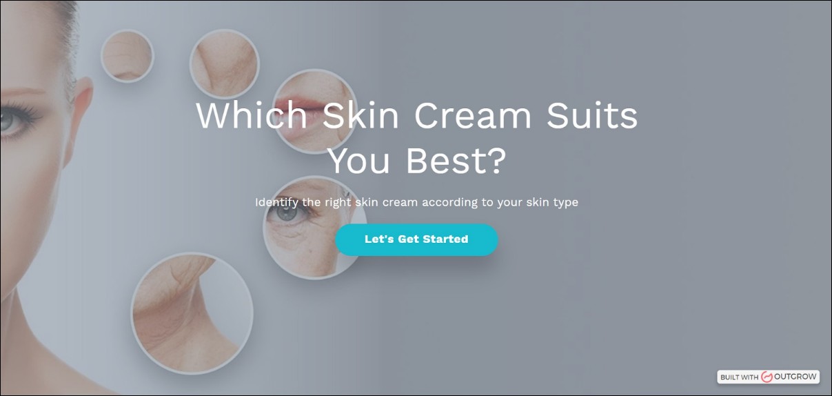 interactive quiz- skin cream
