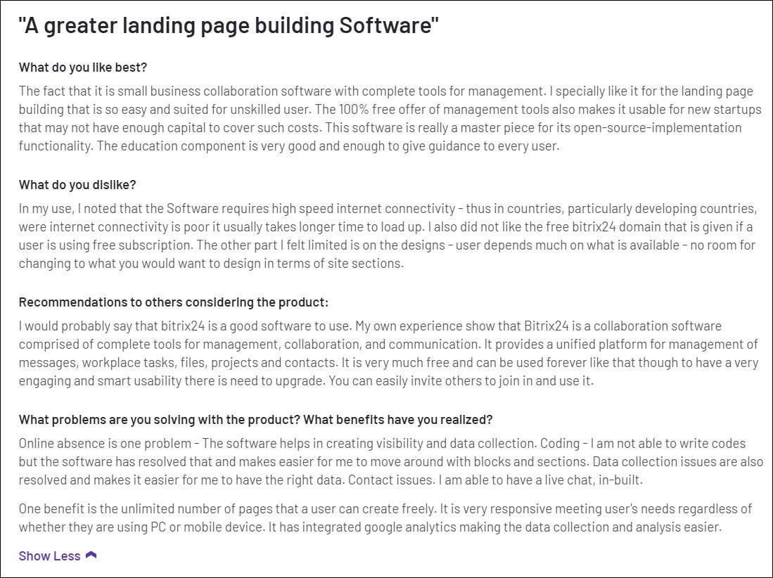 landing page software