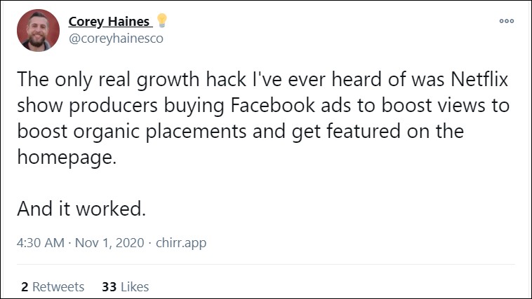 growth hacking strategies tweet
