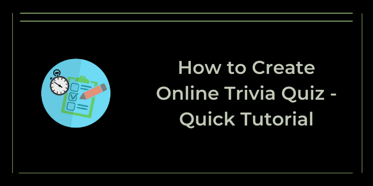 create online trivia quiz