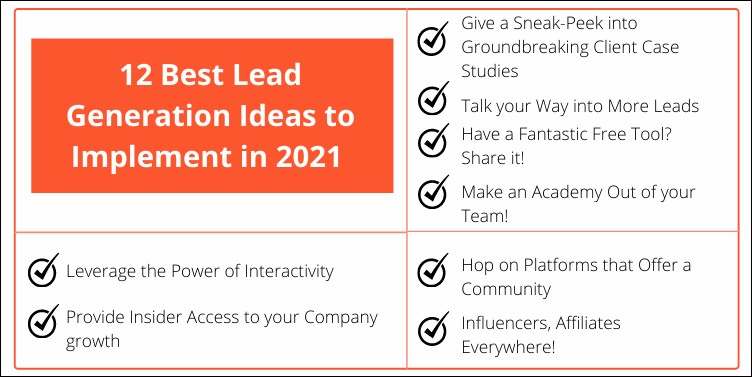 12 Best Lead Generation to Implement in