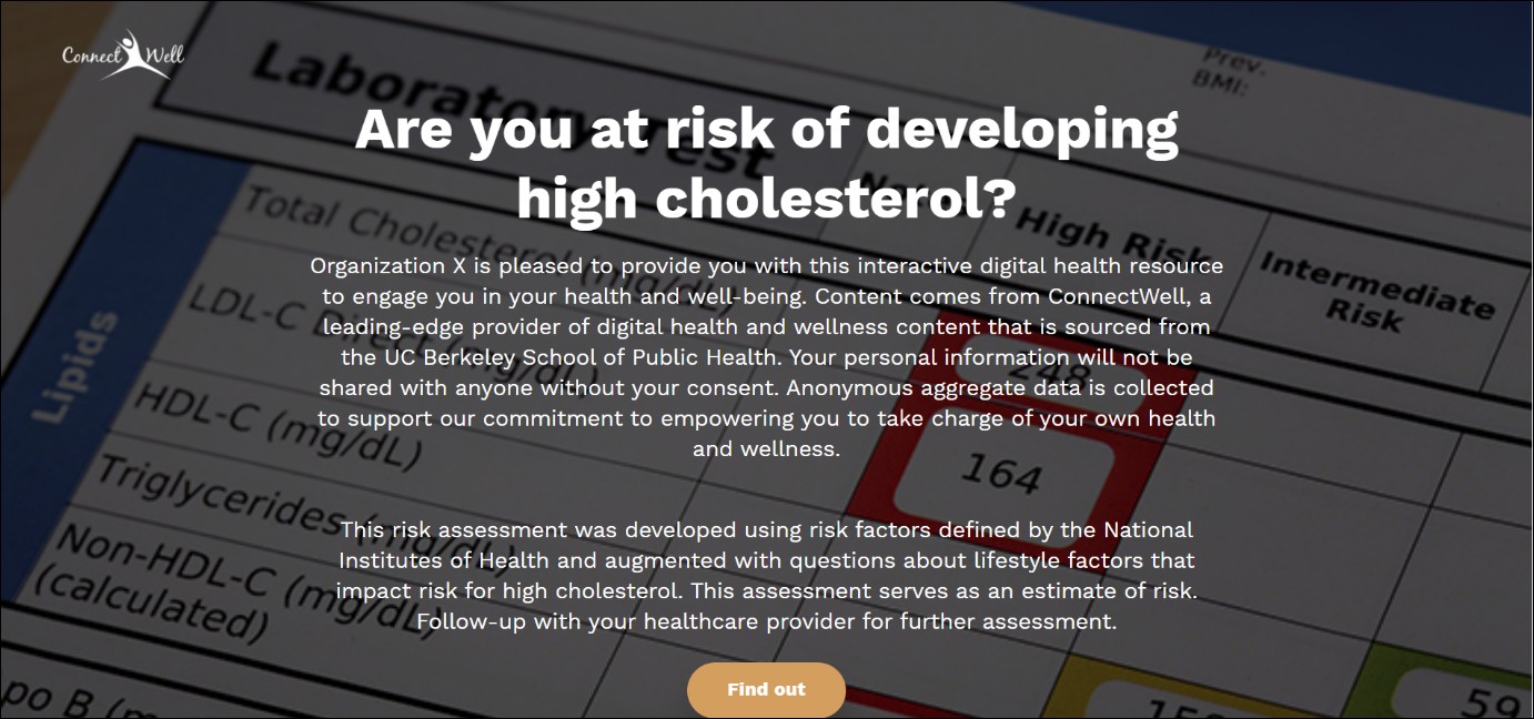 cholesterol risk calculator