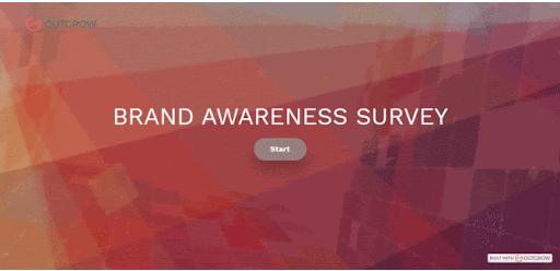 Brand awareness survey