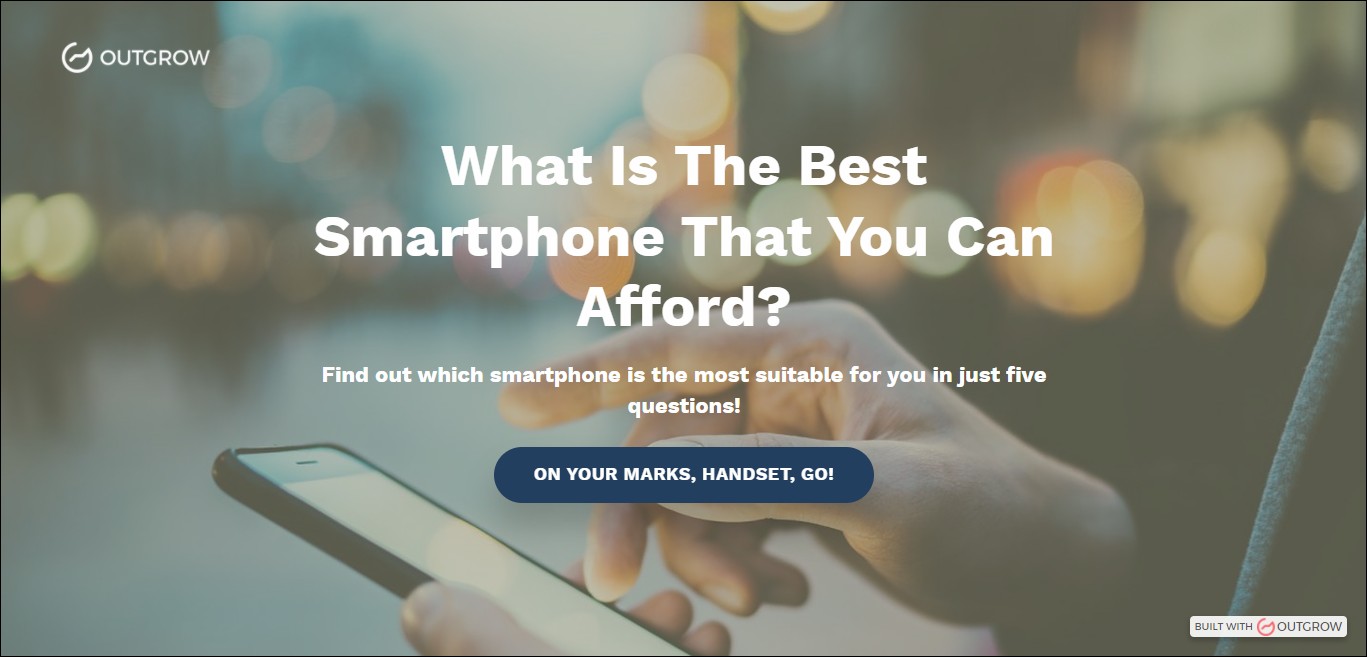 smartphone ecommerce quiz