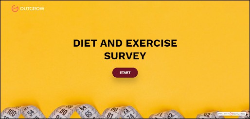 Diet and exercise survey