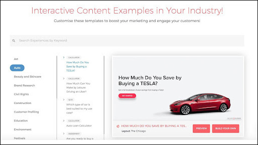 Interactive Content Examples