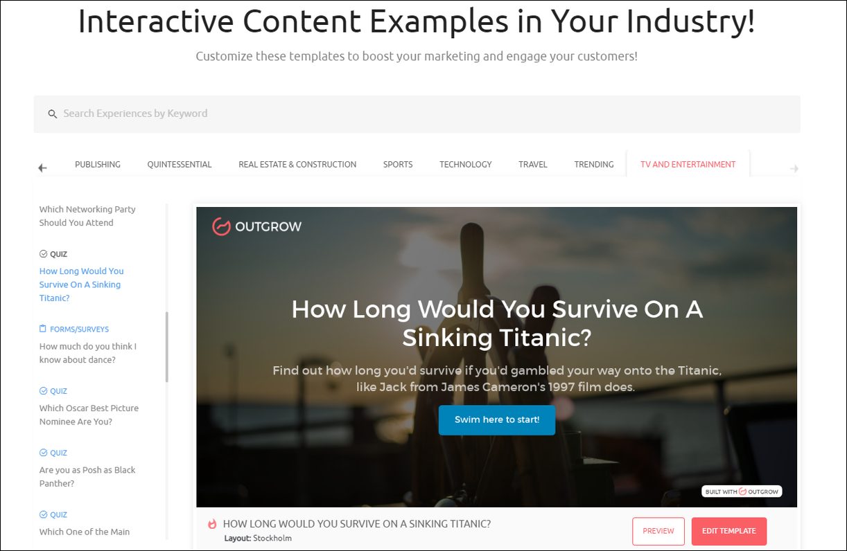 interactive content examples