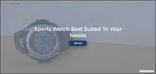 Sports Watch Product Quiz