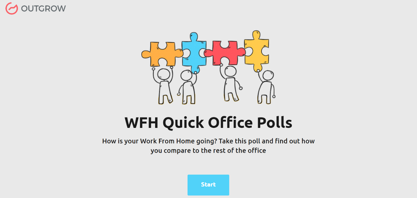 Outgrow's Work From Home Poll