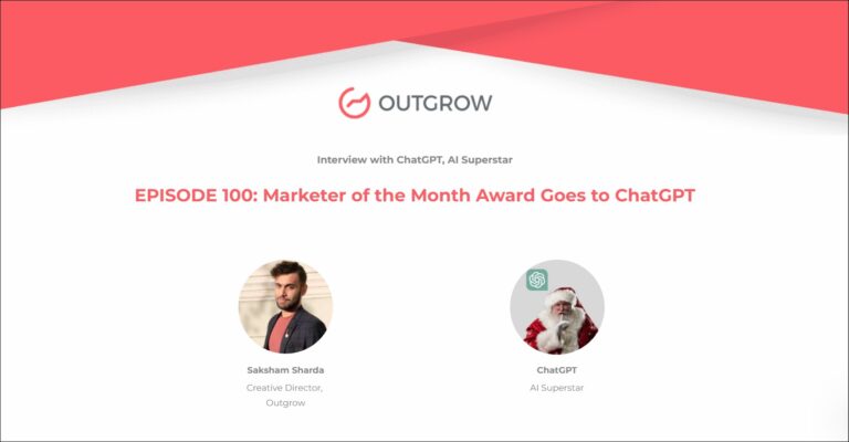 Marketer of The Month Podcast- EPISODE 100: Marketer of the Month Award Goes to ChatGPT