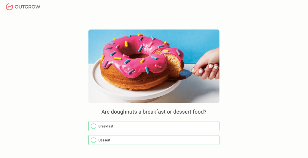 Add an image to create engaging quiz