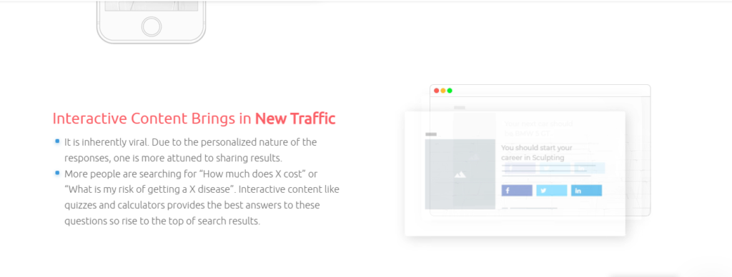 Quiz helps you to drive more traffic to your website