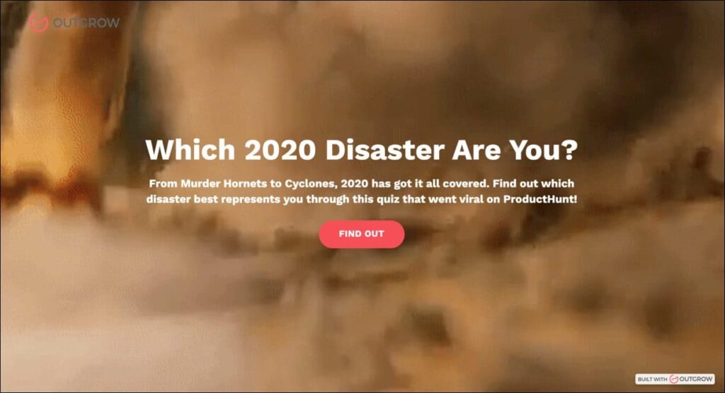 Which 2020 disaster are you?