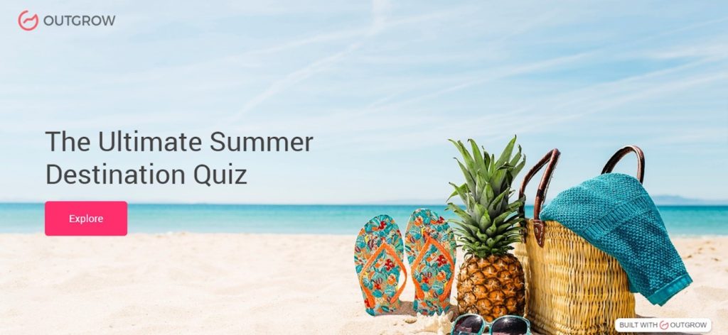 Outgrow's The Ultimate Summer Destination Quiz