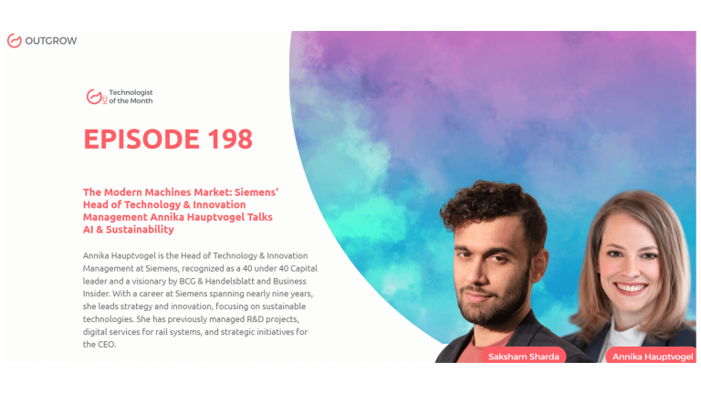Marketer of The Month Podcast- EPISODE 198: The Modern Machines Market: Siemens’ Head of Technology & Innovation Management Annika Hauptvogel Talks AI & Sustainability