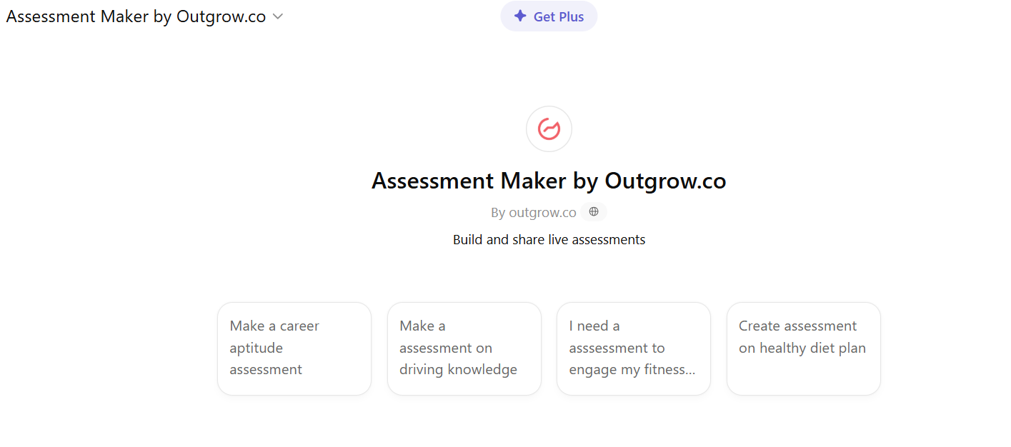 Assessment Maker by Outgrow