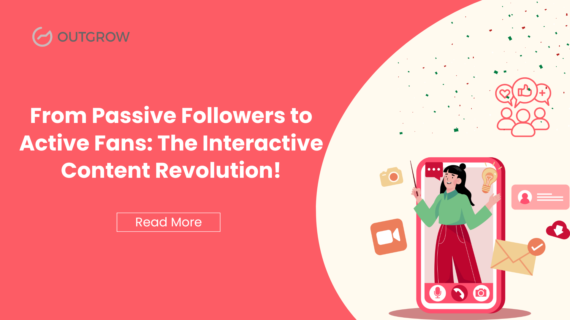 welcome page from passive followers to super fans