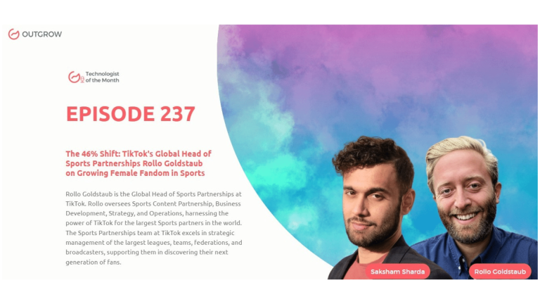 Marketer of The Month Podcast- EPISODE 237: The 46% Shift: TikTok’s Global Head of Sports Partnerships Rollo Goldstaub on Growing Female Fandom in Sports