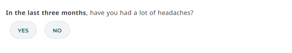 had lot of head pain