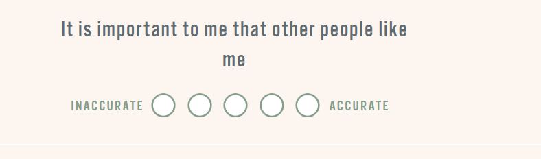 how important other likes you