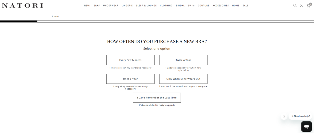 product recommendation quiz