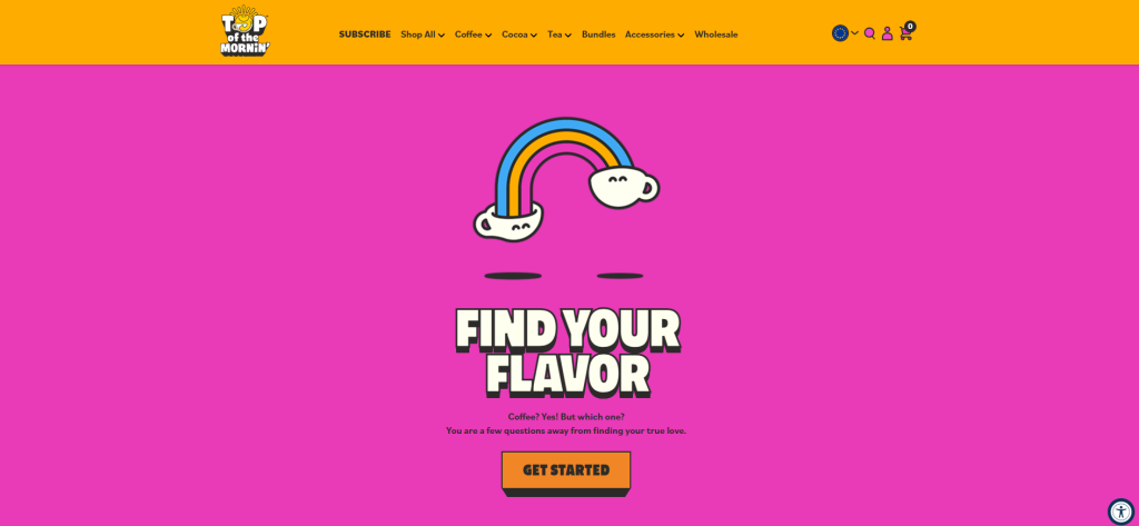 product recommendation quiz