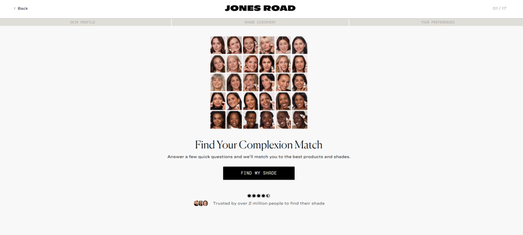 product recommendation quiz