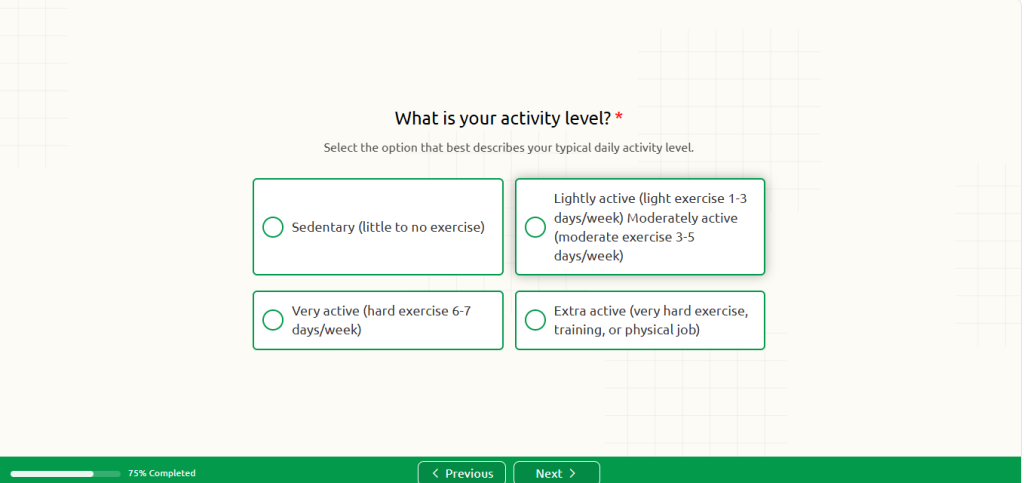 Activity Level