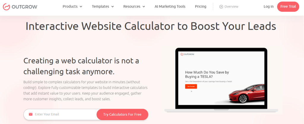 website calculator